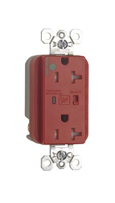 Pass & Seymour / Legrand - P&S TR8300REDSP HG SPD RECP TR 20A/