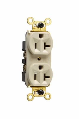 Pass & Seymour / Legrand - P&S WR5362I WR DUP RECP B+S WIRE 20