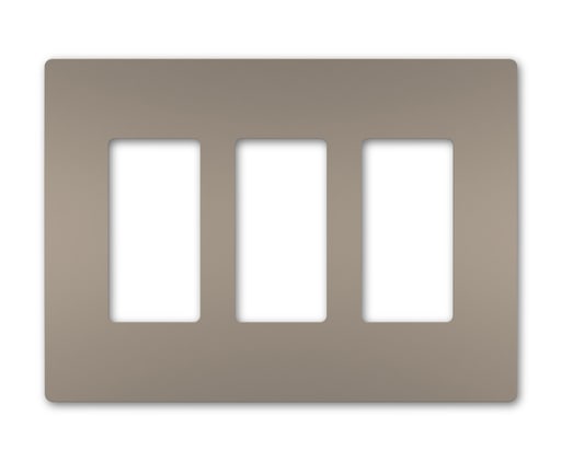 Pass & Seymour / Legrand - Pass & Seymour RWP263NI 3Gang Screwless Wall Plate, Radiant® - Nickel