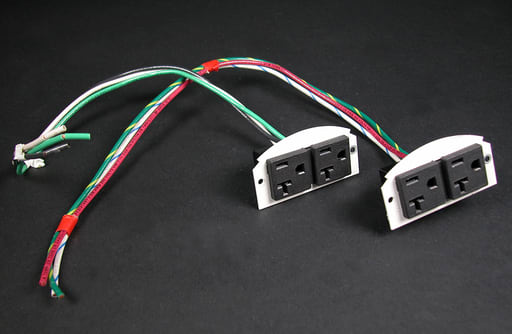 The Wiremold Co - Wiremold 68REC 1 or 2-Gang 20 Amp Duplex Poke-Through Receptacle