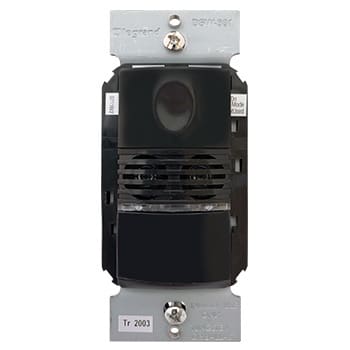 Wattstopper / Legrand - Wattstopper DSW-301-B Dual Technology Wall Switch Occupancy Sensor, 120/277V - Black
