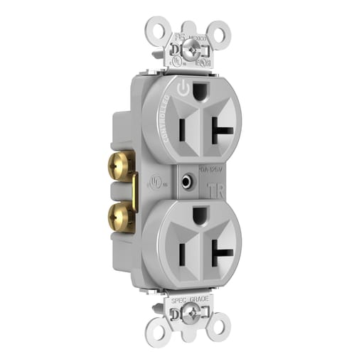 Pass & Seymour / Legrand - P&S TR5362CHGRY PLUG LOAD RECEP 20A