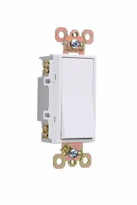 Pass & Seymour / Legrand - Pass & Seymour 2628-W Four-way, Back and Side Wire, Illuminated Decorator Switch, 20 amps, 120V - White