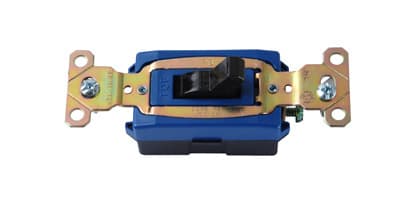Pass & Seymour / Legrand - Pass & Seymour PS371510 Canadian 1pole Switch, Back & Side Wire, 15A 347V - Brown