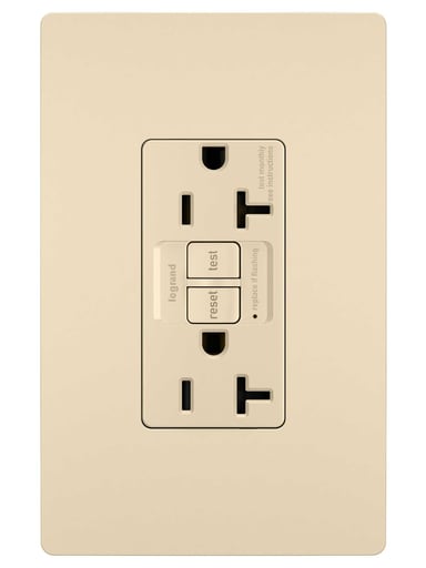 Pass & Seymour / Legrand - Pass & Seymour 2097-TRNAI 20A 125V Self Test Tamper Resistant NAFTA GFCI Ivory