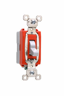 Pass & Seymour / Legrand - Pass & Seymour PS20AC1-GRY 1pole Toggle Switch, Back & Side Wire, 20A 120/277V - Gray