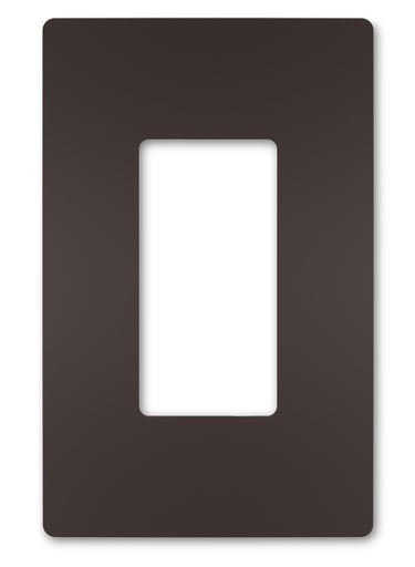 Pass & Seymour / Legrand - Pass & Seymour RWP26DBCC6 1Gang Screwless Wall Plate, Radiant® - Dark Bronze