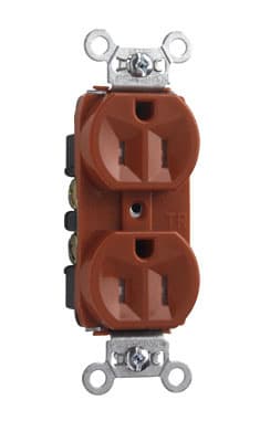 Pass & Seymour / Legrand - P&S TR5262RED RECEP DUP TR B+S WIRE