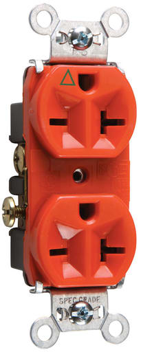 Pass & Seymour / Legrand - P&S IG5862 RECEP DUP 20A 250V COMM