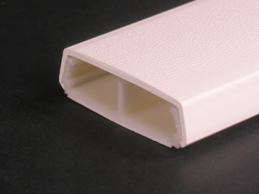 The Wiremold Co - Wiremold 2300BACD-WH 2300-Series Divided Raceway Base and Cover