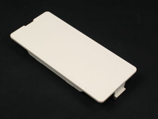 The Wiremold Co - Wiremold 5507B-G Non-Metallic Blank Gray Faceplate