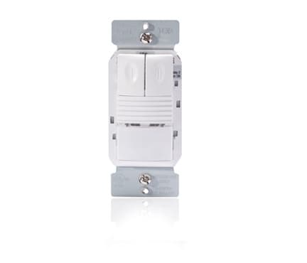 Wattstopper / Legrand - Wattstopper PW-302-I Passive Infrared Dual Relay Wall Switch Occupancy Sensor, 120/277V - Ivory