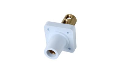 Pass & Seymour / Legrand - Pass & Seymour PS40-FRB-W Female Cam Device, 400A 600V, Panel Mount - White