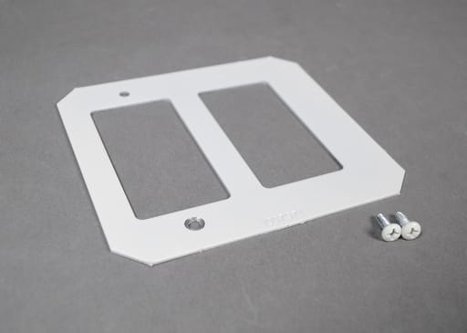 The Wiremold Co - Wiremold 8CREST Evolution™ 8AT-Series Crestron Double Gang Plate