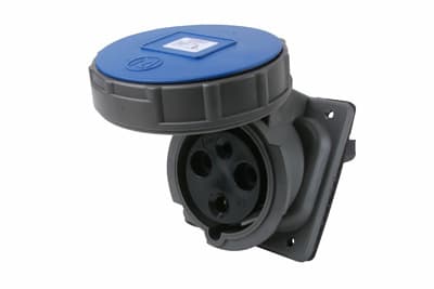 Pass & Seymour / Legrand - Pass & Seymour PS360R6-W Pin & Sleeve Receptacle, 2pole 3wire, 60A 250V