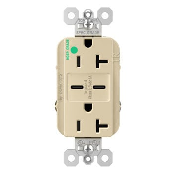 Pass & Seymour / Legrand - P&S TR20HUSBCC6I 20A 125V HG TR REC