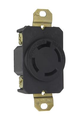 Pass & Seymour / Legrand - Pass & Seymour L1730-R Turnlok Single Receptacle, 4wire, 30amp 600V