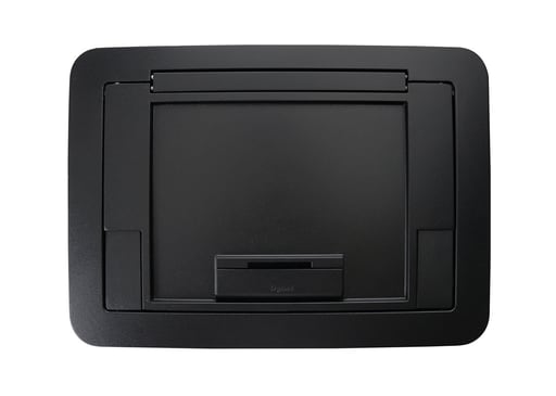The Wiremold Co - Wiremold EFB45BTBKTR Evolution™-Series EFB45 Floor Box Flush Style Cover with Solid Lid TR