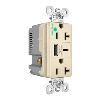 Pass & Seymour / Legrand - P&S TR20HUSBAC6LA 20A 125V HG TR RE