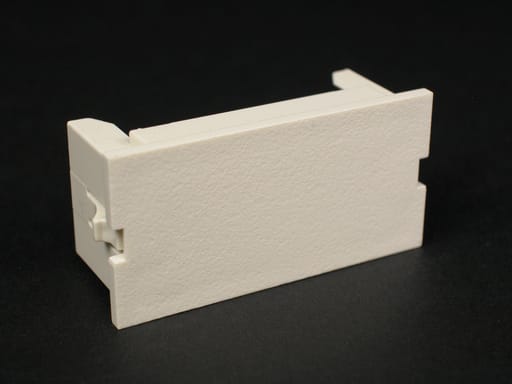The Wiremold Co - Wiremold CM2-BL-WH CM-Series 2A Blank Module