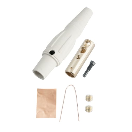Pass & Seymour / Legrand - Pass & Seymour PS20-FBW Female Cam Device Plug, 400A 600V, Cable Size: #2-2/0 - White