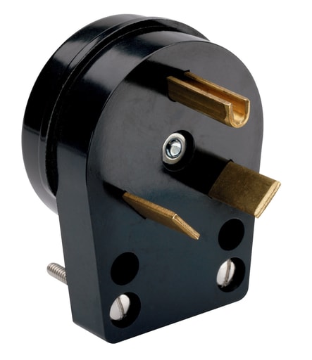 Pass & Seymour / Legrand - Pass & Seymour 83-CC4 30Amp 125Volt Trailer Cap, Black
