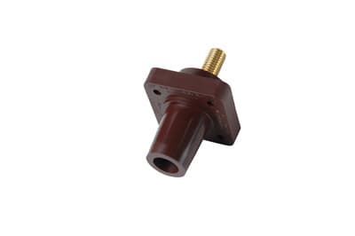 Pass & Seymour / Legrand - Pass & Seymour PS40-FRSB-BR F Thread Stud, 400A 600V, Panel Mount - Brown