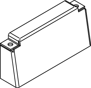 The Wiremold Co - Wiremold RFB-B RFB4-Series Internal Blank Bracket