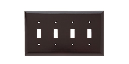 Pass & Seymour / Legrand - P&S SPJ4 SMOOTH JR JUMBO W/P 4G TOG