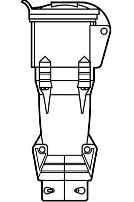 Pass & Seymour / Legrand - P/S CONN 4W 60A 125/250V SP