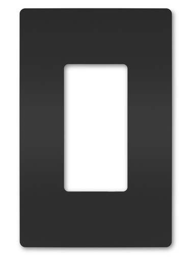 Pass & Seymour / Legrand - Pass & Seymour RWP26-BK 1Gang Screwless Wall Plate, Radiant® - Black