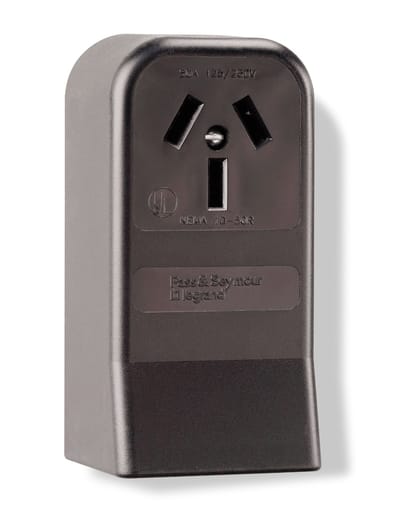 Pass & Seymour / Legrand - Pass & Seymour 385 50Amp 125/250Volt, Straight Blade Surface Receptacle, 3Pole 3Wire