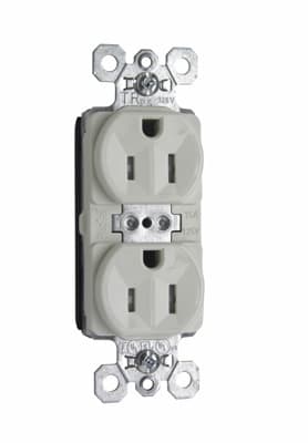 Pass & Seymour / Legrand - P&S PTTR5262LA DUP RECEP TR 15A 125