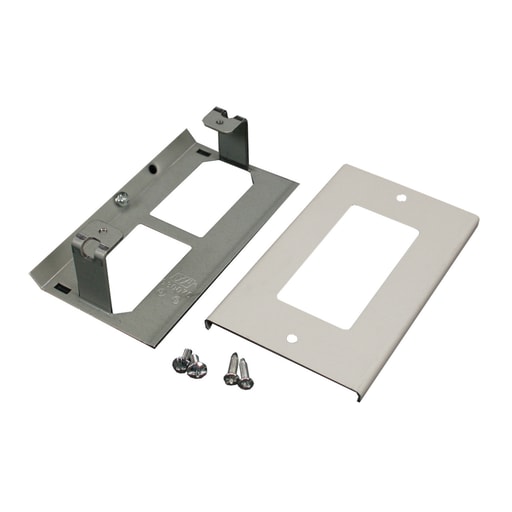 The Wiremold Co - WM G3048R STL RECT DEVICE PLATE 300
