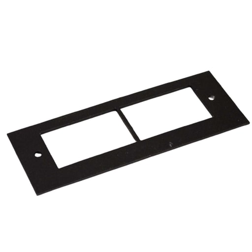 The Wiremold Co - Wiremold OFR47-2A 2 x 5-1/2" Steel Multiple Channel Overfloor Raceway Communication Device Plate