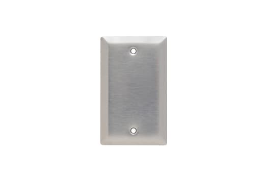 Pass & Seymour / Legrand - Pass & Seymour SL13 Smooth Metal Wall Plate, 1Gang Blank, Box Mounted, 430 Stainless Steel