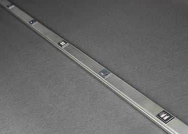 The Wiremold Co - Wiremold S20GB509TRUSBA 5 Foot 3 Outlets/3USB Module Stainless Steel Alternating USB Outlet Plug