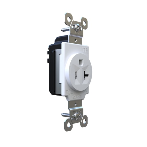 Pass & Seymour / Legrand - P&S PT5361W PT RECP SGL 20A 125V S+