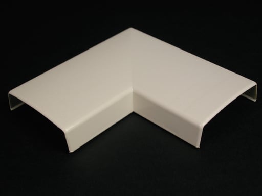 The Wiremold Co - Wiremold 2311 Non-Metallic Flat Ivory 90 Degree Elbow