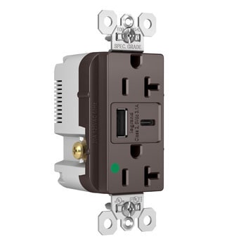 Pass & Seymour / Legrand - P&S TR20HUSBAC 20A 125V DUP HG TR R
