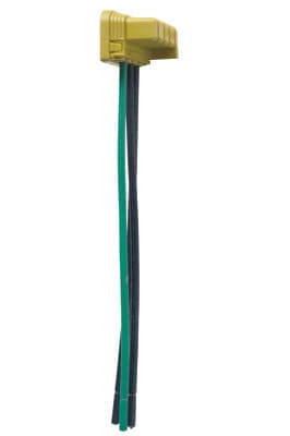 Pass & Seymour / Legrand - Pass & Seymour PTS6-STR3 PlugTail™ Connector, Single Pole Switch, 3-wire Stranded, 6" - Green, Black, Black
