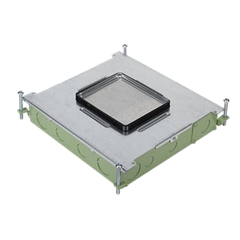 The Wiremold Co - Wiremold RFB6-OG Resource RFB™-Series Six Gang On-Grade Floor Box