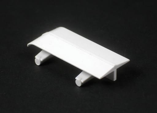 The Wiremold Co - Wiremold 5506B-WH 5500-Series Base Seam Clip Fitting