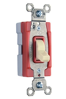 Pass & Seymour / Legrand - Pass & Seymour PT20AC3-I PlugTail™ 3Way Toggle Switch, 20A 120/277V - Ivory