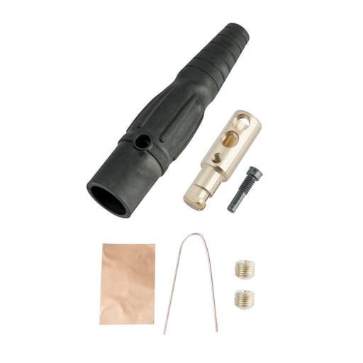 Pass & Seymour / Legrand - Pass & Seymour PS40-MB-BK Male Cam Device Plug, 400A 600V - Black