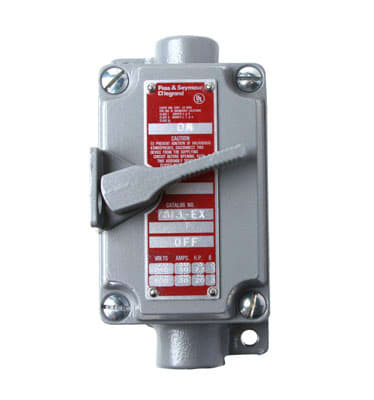 Pass & Seymour / Legrand - Pass & Seymour 7813-EX 30 Amp 120/240/480/600 VAC 3-Pole 3-Phase AC Manual Motor Controller Switch