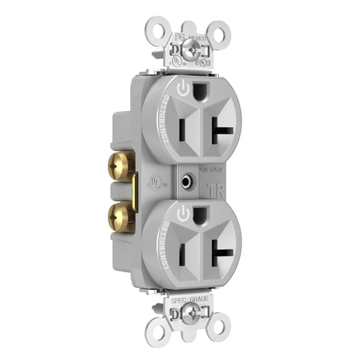 Pass & Seymour / Legrand - P&S TR5362CDGRY PLUG LOAD RECEP 20A