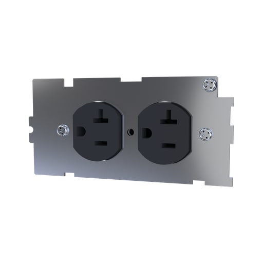 The Wiremold Co - WLK RFBADP20TRBK 20 AMP DEVICE PLAT