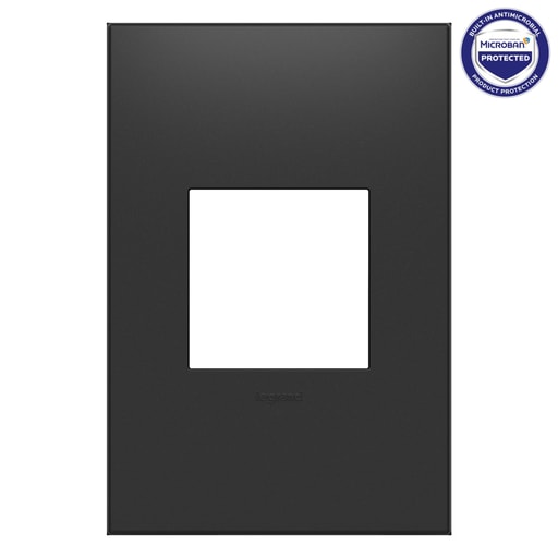 Pass & Seymour / Legrand - Pass & Seymour AWP1G2-GR6 1-Gang 2-Module Wall Plate - Graphite