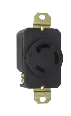 Pass & Seymour / Legrand - Pass & Seymour L1030-R Turnlok Single Receptacle 3Wire 30Amp 125/250V